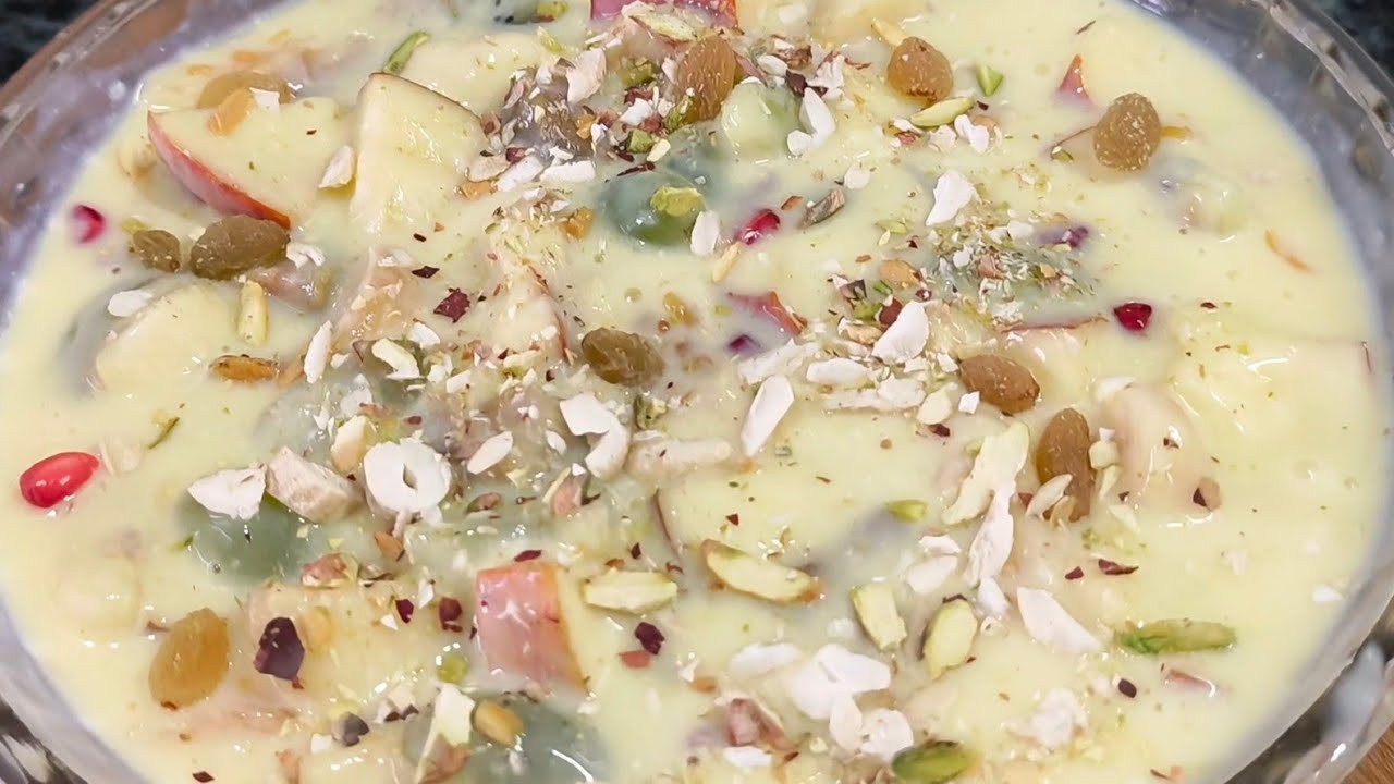 Ramzan special fruit custard recipe#nazhometastycooking #trending #indianrecipe #ramzan #easyrecipe 
