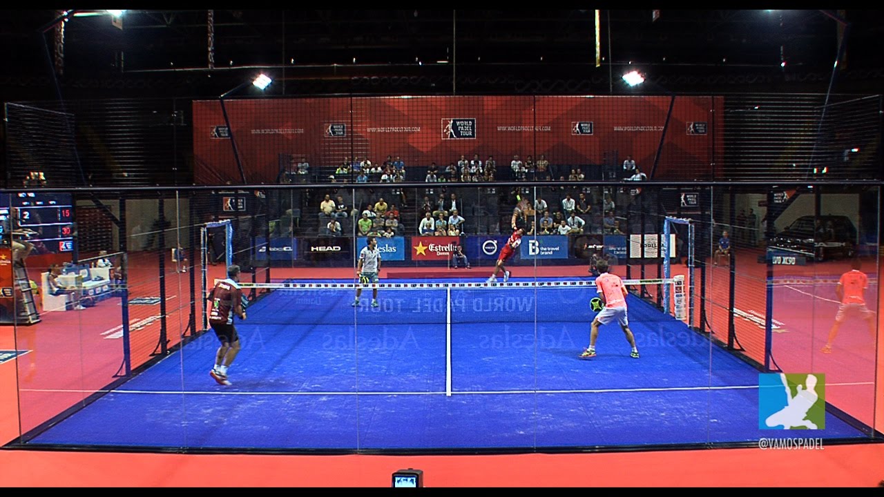 Vamos Pádel. Partido Sanyo Gutiérrez y Paquito Navarro contra Gerard Company y Nicoletti