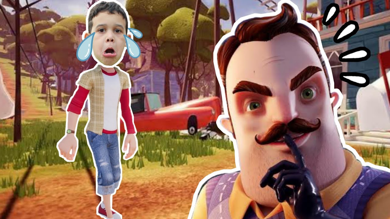 FIQUEI PERDIDO DENTRO DA CASA DO VIZINHO HELLO NEIGHBOR(Parte 2)