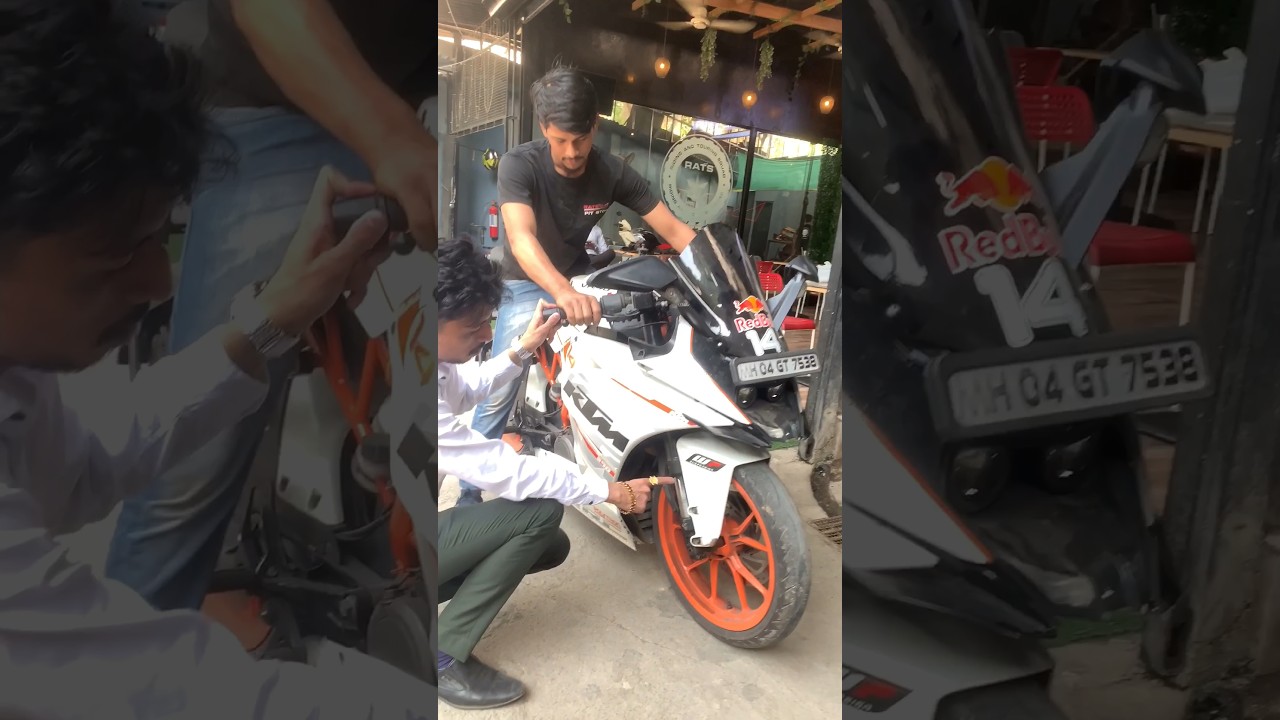 KTM RC 390 Front Suspension Repair | RATS Bikers Cafe & Pitstop.   