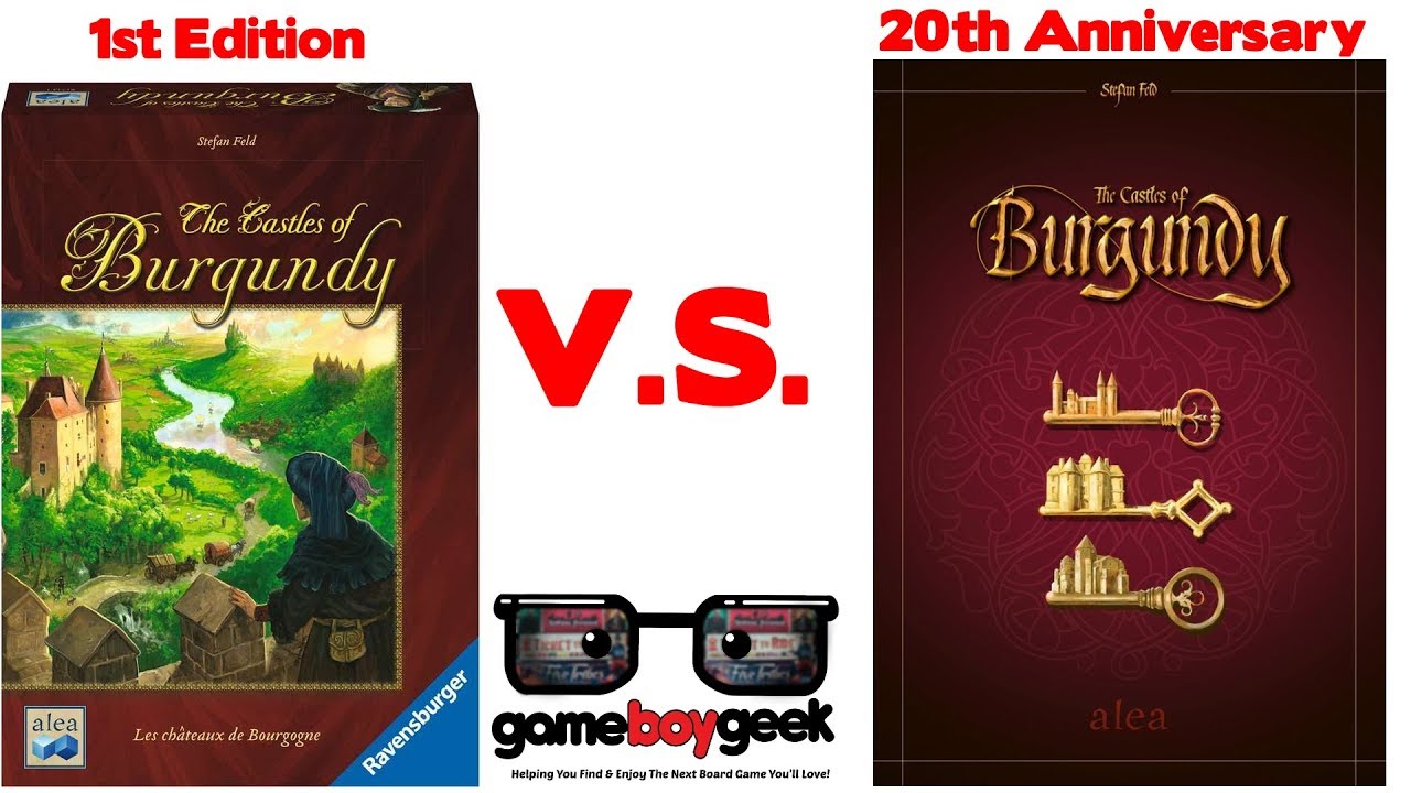 Castles of Burgundy 20th Anniversary Edition Review & Comparison with the Game Boy Geek