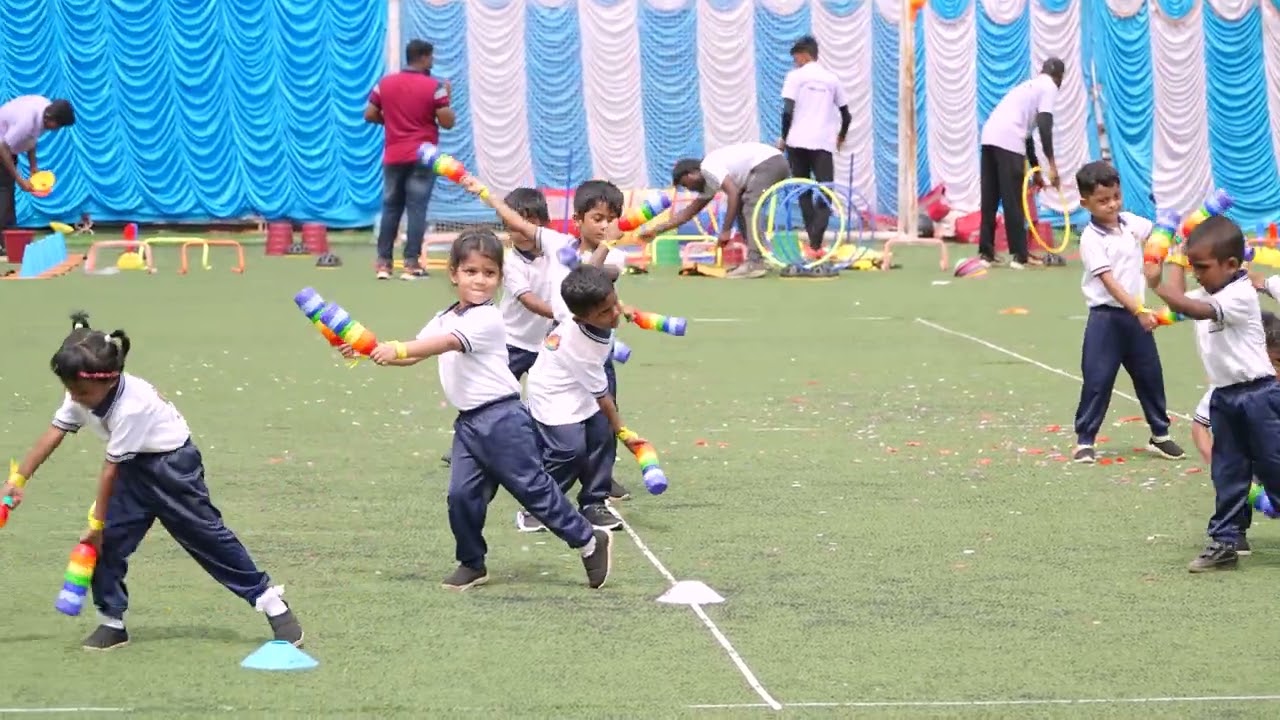Kridashala International Preschool Sports Day 2024 | Bottle Drill by Pre-Primary 1