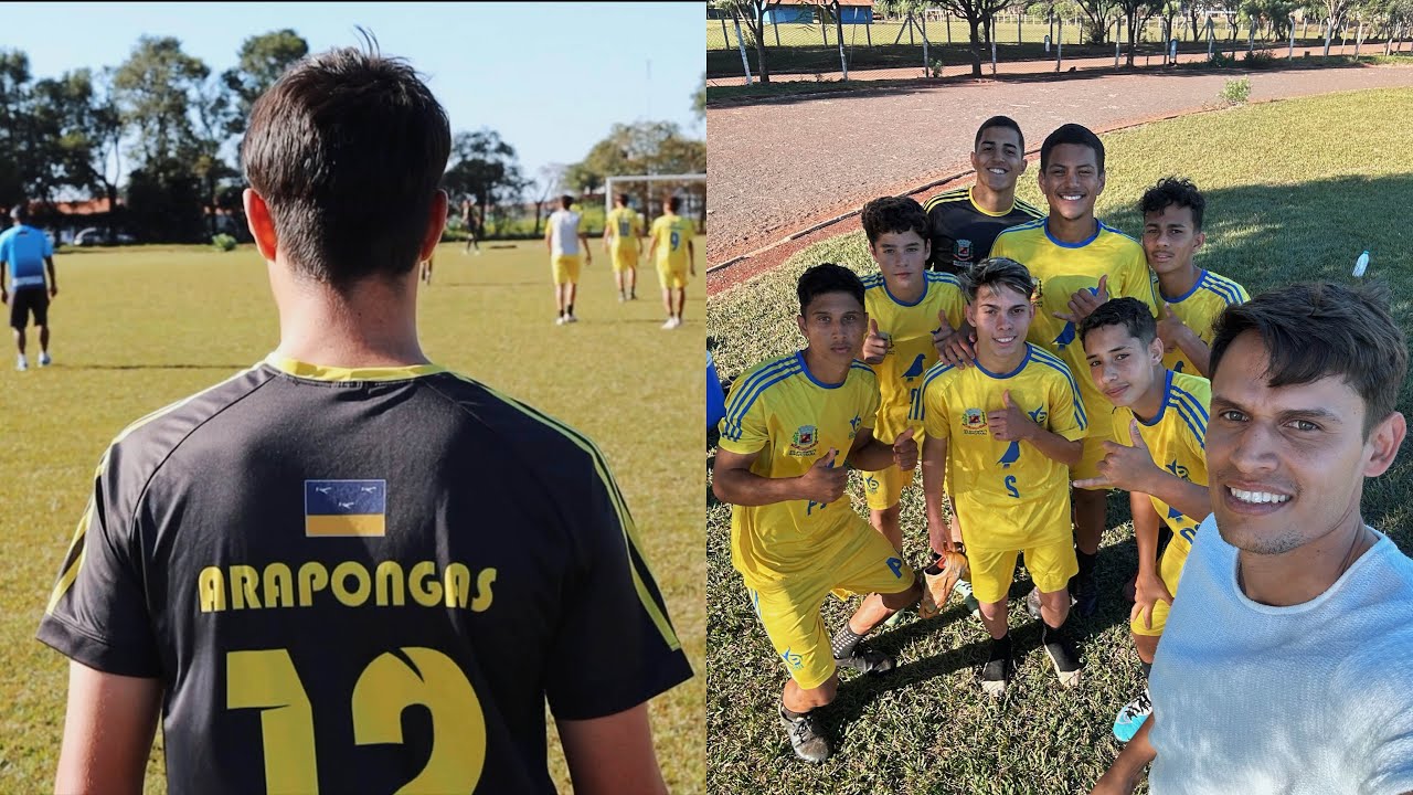 VISITEI O ARAPONGAS ESPORTE CLUBE NO DIA DE TREINO COLETIVO DOS JOGADORES!