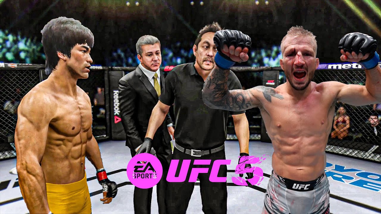 Bruce Lee vs TJ Dillashaw   EA Sport UFC 5   Epic Fight 🔥🐲