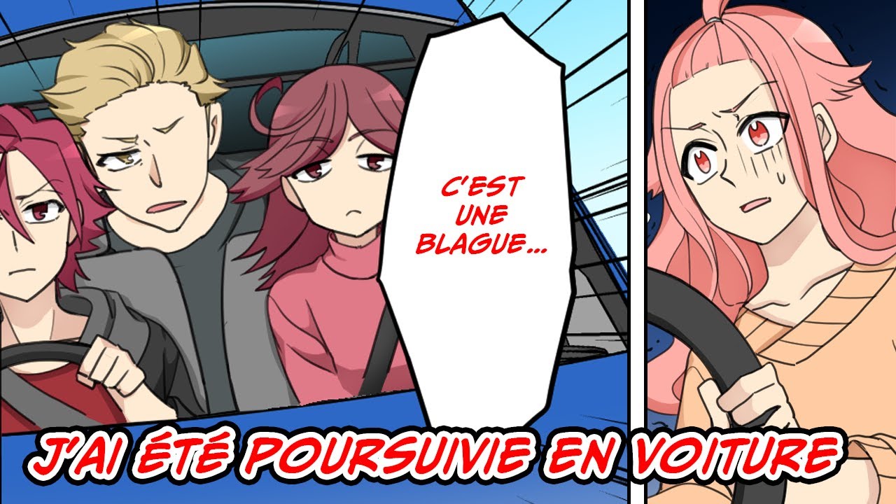 [Manga] Des gars qui me draguaient m'ont poursuivie en voiture. Dans ma fuite, j'ai entendu...