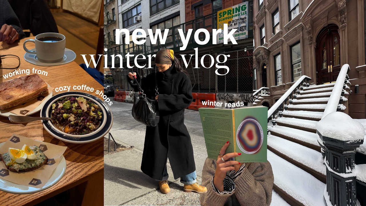 a few very cold (& snowy) days in february reading, working & baking