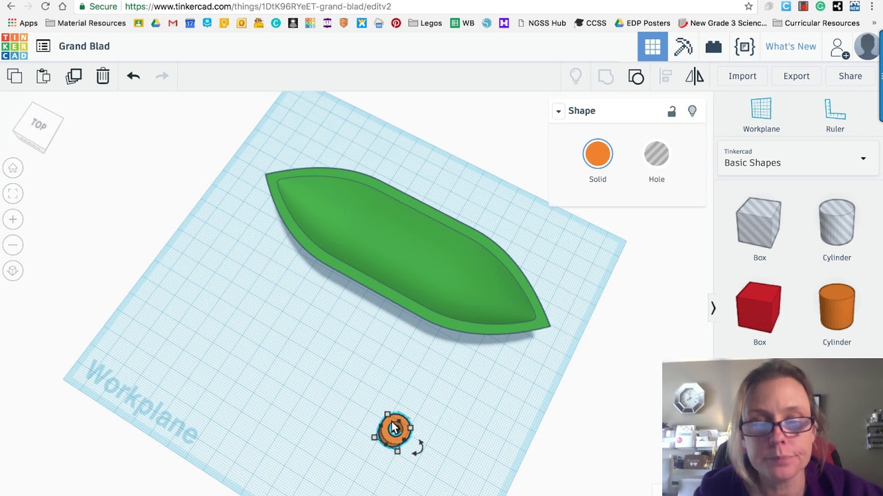 3D Boat Design in TinkerCAD