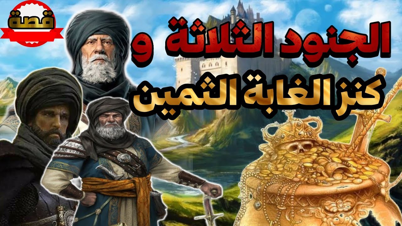 الجنود الثلاثة و كنز الغابة الثمين،قصة مسموعة قبل النوم غاية في التشويق،أريحوا أعينكم و أنصتوا بقلوب