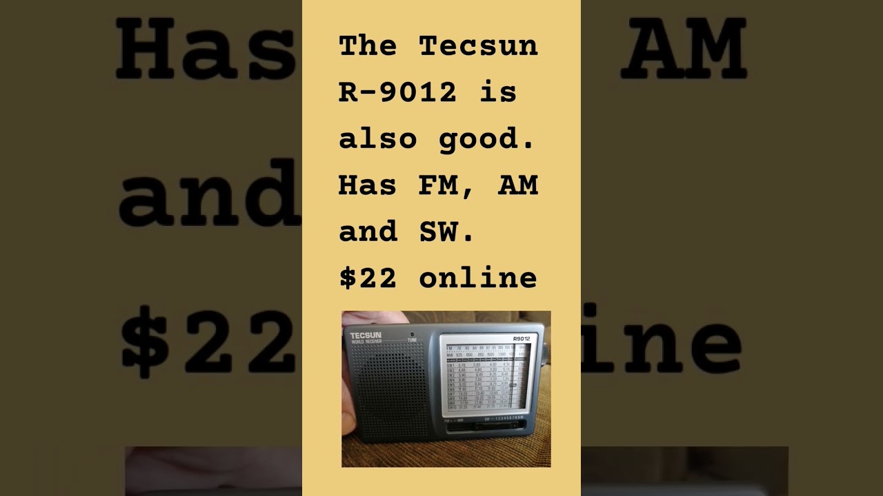 You need a radio and these two things to start off with shortwave listening #radio #dxing