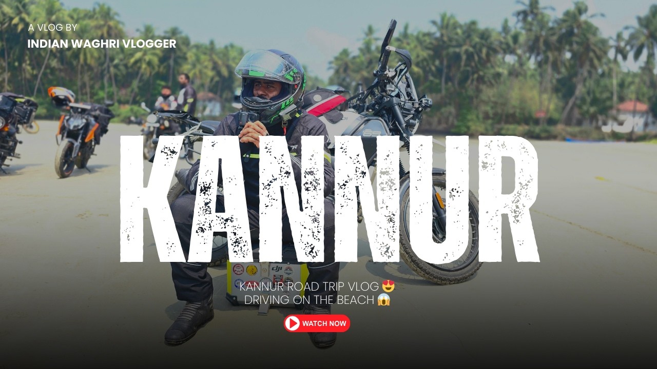 Kannur Bike Ride & Drive In Beach  Full Enjoy Vlog 🌊🏍️