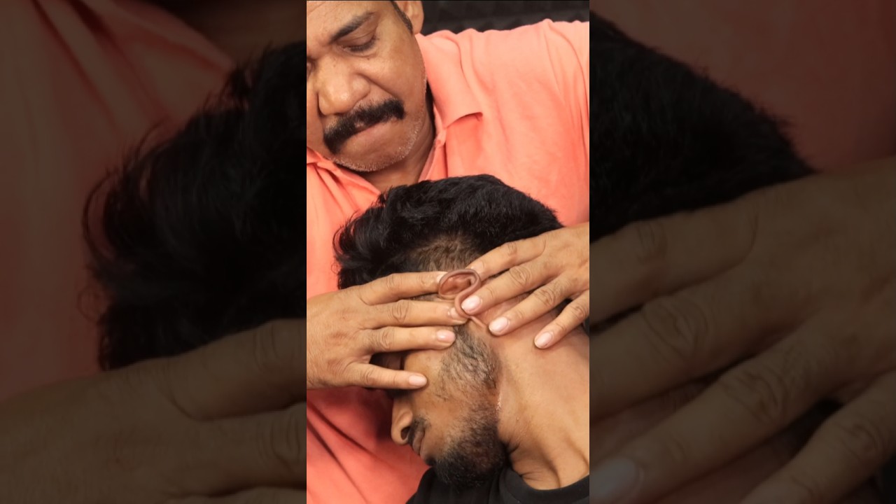 Ear Cleaning by Asim Barber | Head Massage & Hair Cracking | Neck Cracking | Elbow Cracking | ASMR