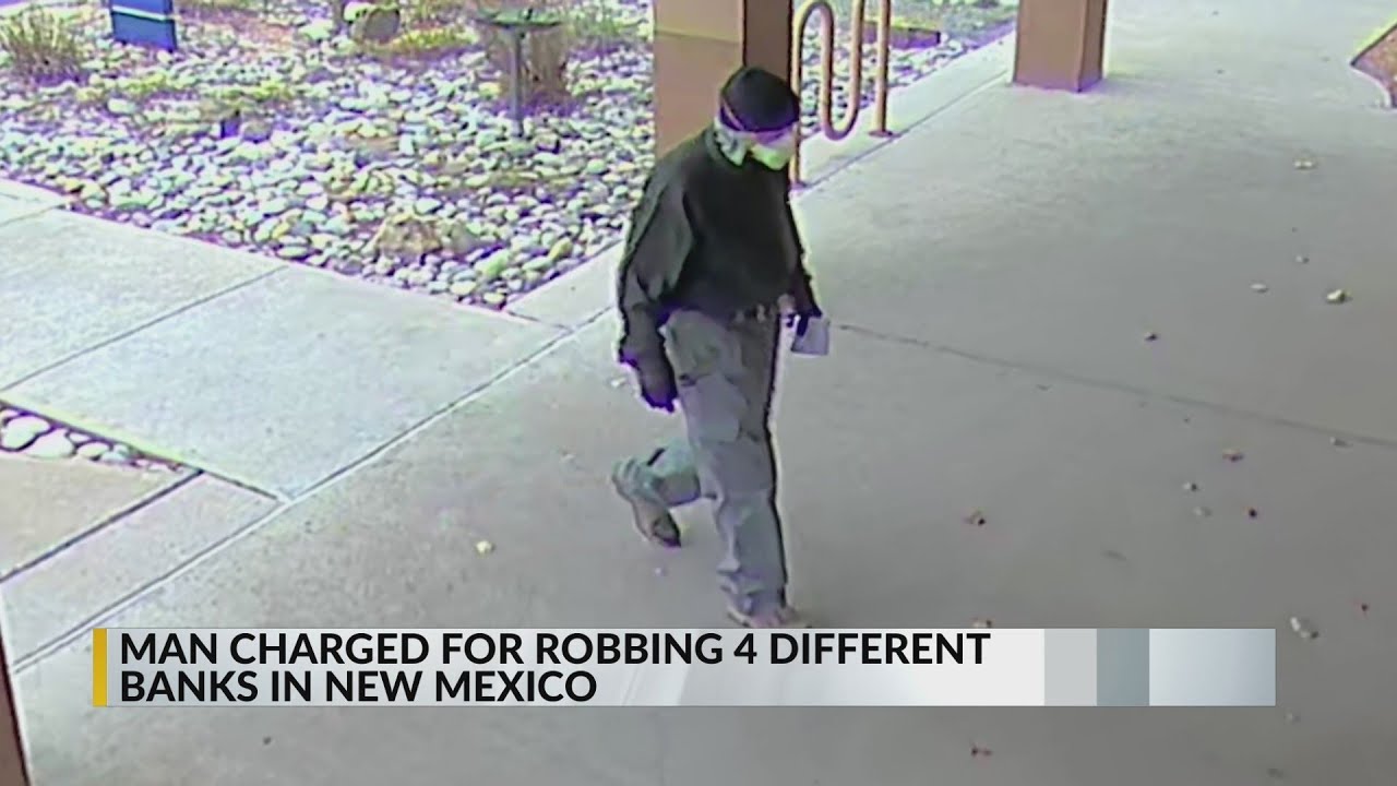 Man accused of robbing 4 banks in Albuquerque