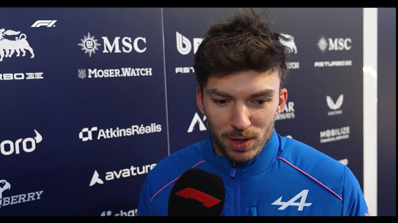 ENTREVISTA PIERRE GASLY TRAS SU PRIMER DÍA EN LOS TEST DE PRE TEMPORADA EN BARCELONA