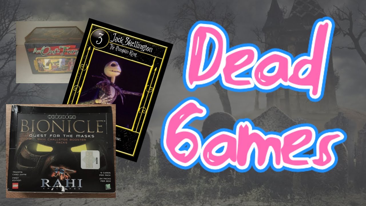 Dead Trading Card Games that probably suck, but I don't know because I haven't played them