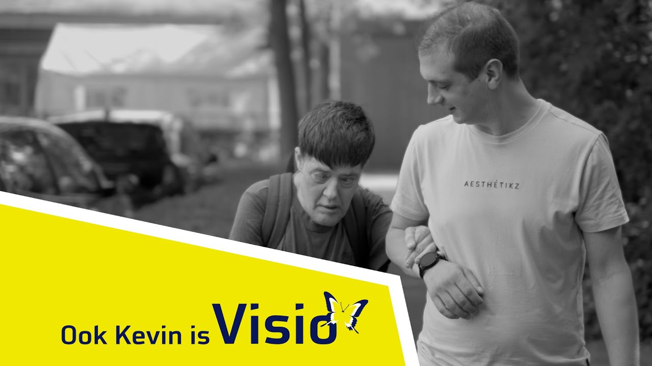 Ook Kevin is Visio - begeleider Visio de Blauwe Kamer
