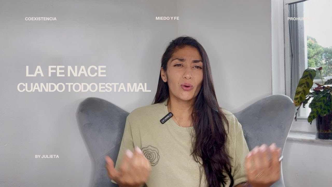 LA FE NACE CUANDO TODO ESTA MAL!  El miedo y la fe, son dos energías que coexisten!