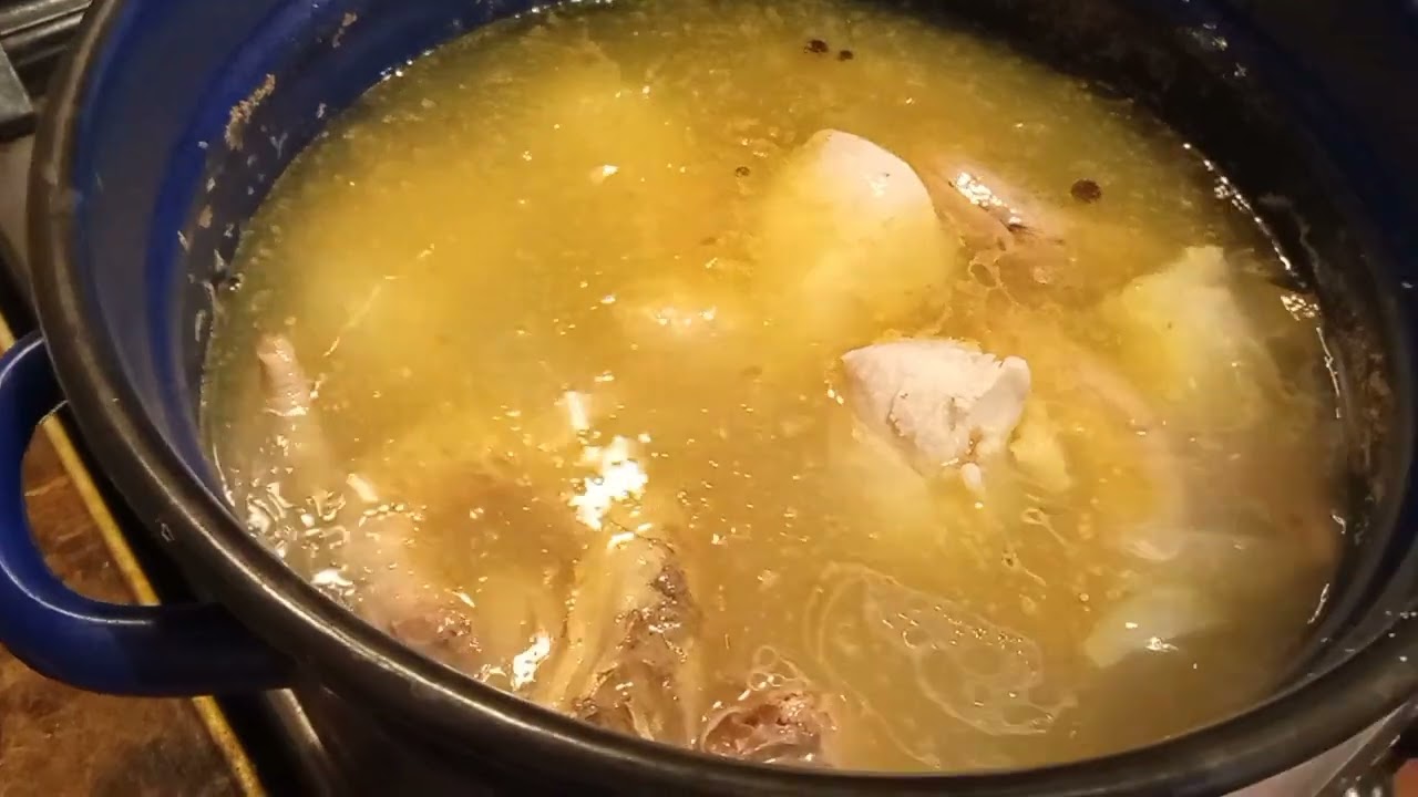 Холодец из домашней курицы