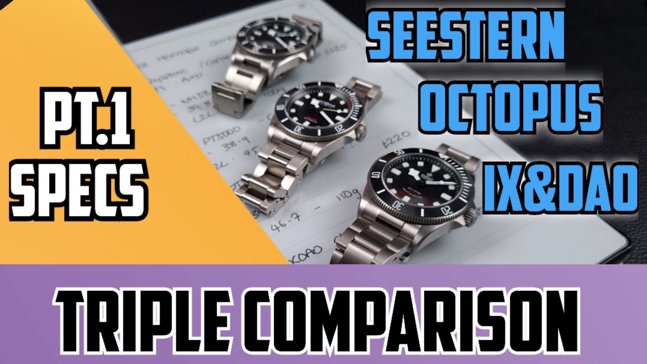 Aliexpress Mega Comparison | Best Ti Homage | Pt 1: Specs/Dims