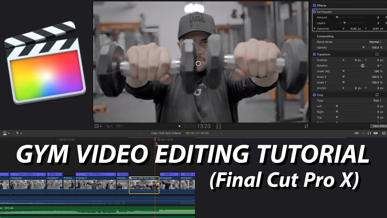 How To Edit GYM Videos | Final Cut Pro X Tutorial