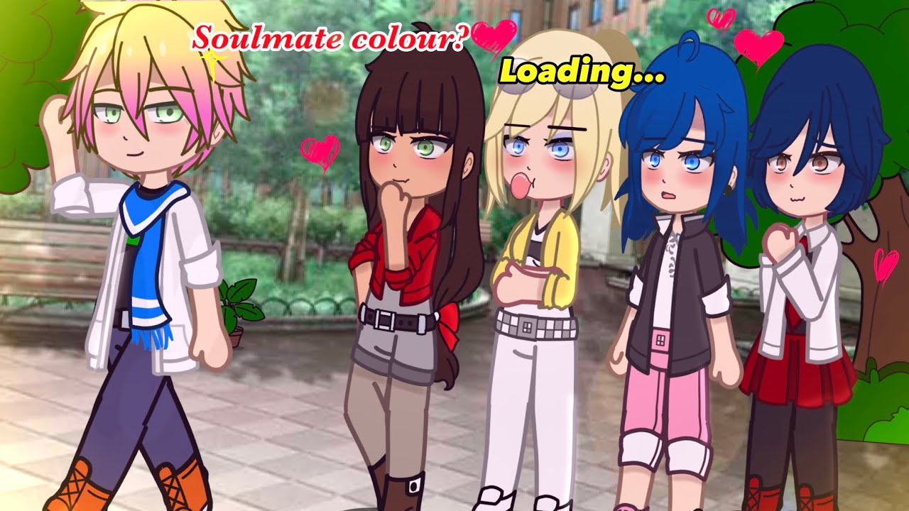 💖💕I Hate PINK Soulmate Hair Colour?!💍💔//Meme // [MLB]🐞 🐈‍⬛/Gacha/Club/Life/ AU/GCMM