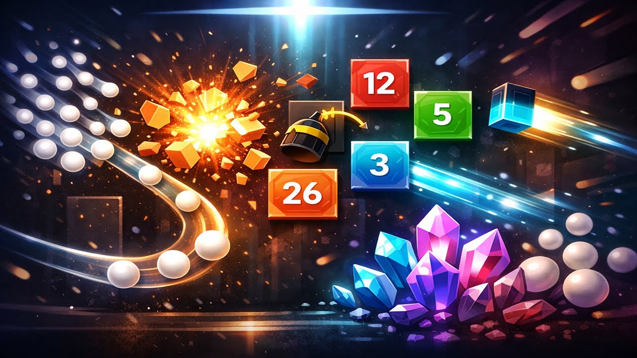 Entropy | Calming Tactical Ball‑Breaker Game with Crystals & Explosive Blocks - EP 28