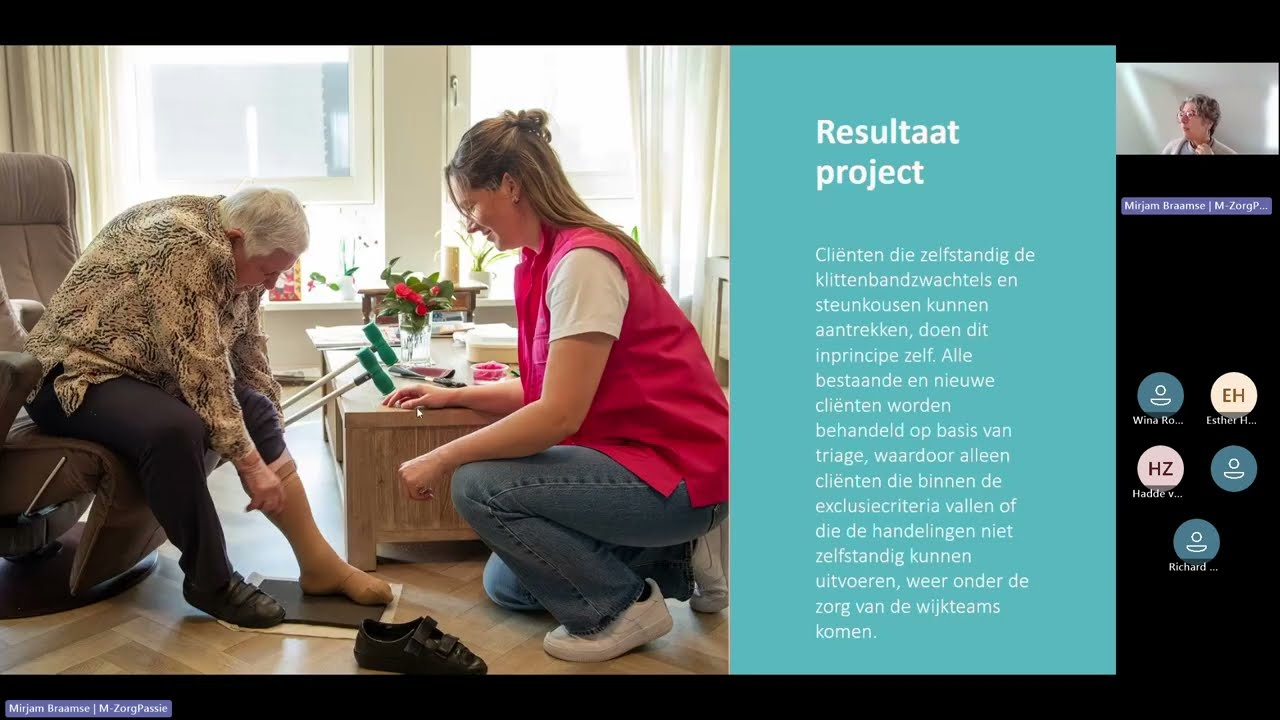 Webinar Zelfstandige compressietherapie: van succesvolle pilot naar Zeeuwsbrede aanpak