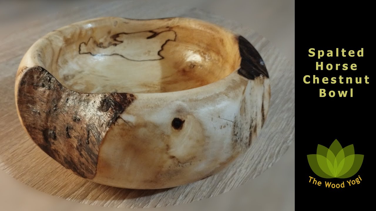 Woodturning A Spalted Horse Chestnut Crotch Bowl