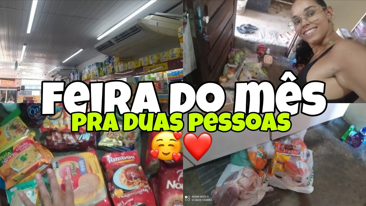 FEIRA DO MES/NO ATACADÃO PRA DUAS PESSOAS|RESOLVEMOS MUITAS COISAS 
