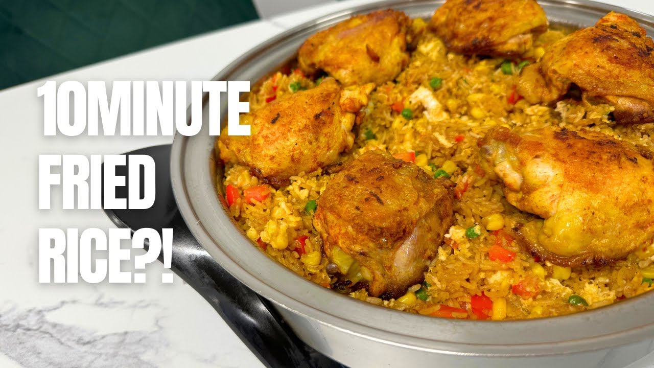 NO OIL Fried Chicken & Fried Rice in Saladmaster Skillet | Saladmaster Basics | Neolife Cooking Club