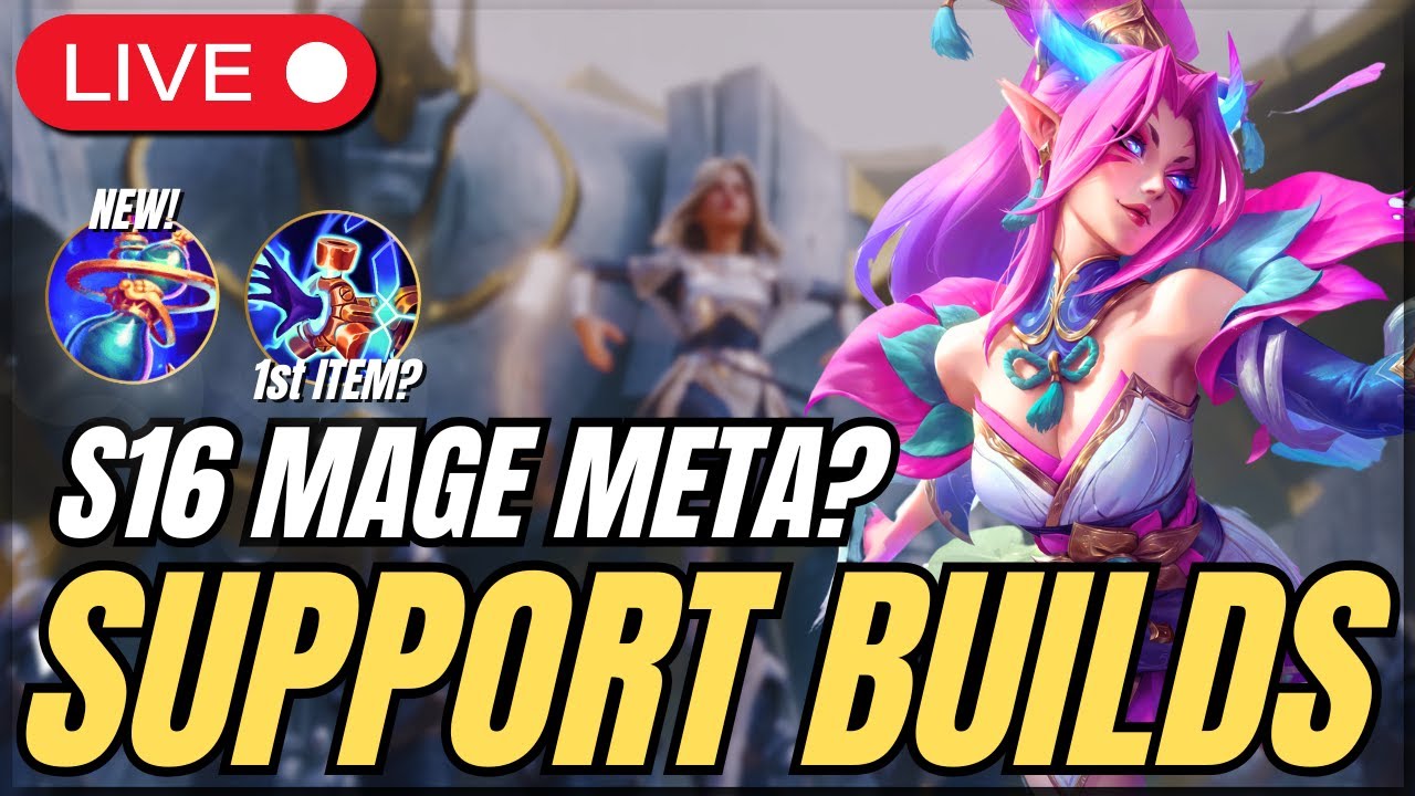 Educational Season 16 Support - NEW Builds for MAGE Supports, Insane Damage!