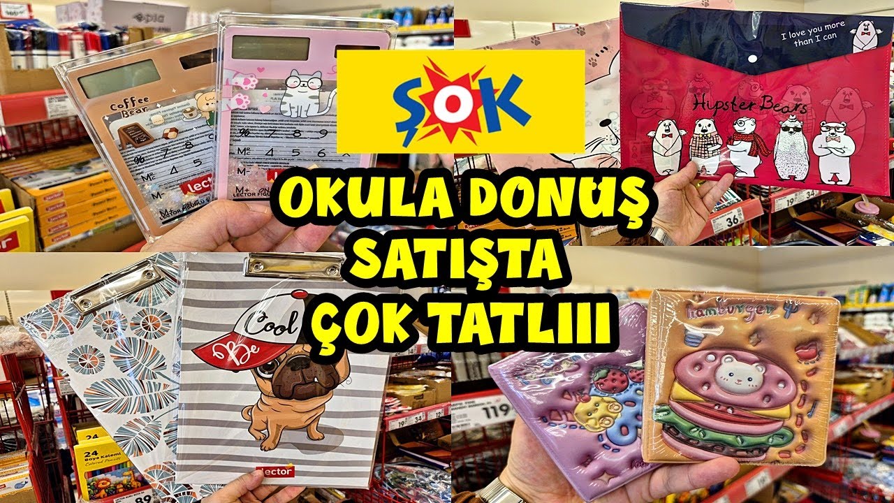 ŞOK OKULA DÖNÜŞ TÜM TÜRKİYE'DE SATIŞTA 2025🔔ŞOK KIRTASİYE MALZEMELERİ💯OKUL ALIŞVERİŞİ HARİKA ÜRÜNLER