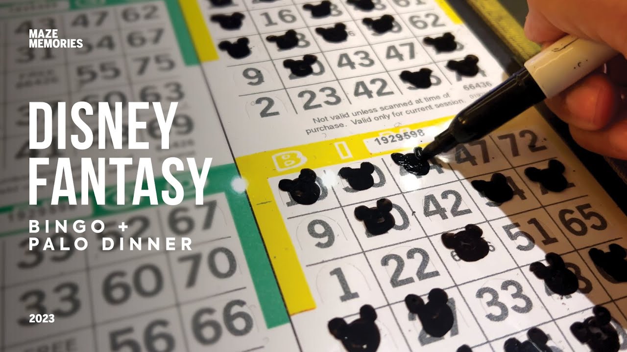 Disney Fantasy: Bingo + Palo Dinner
