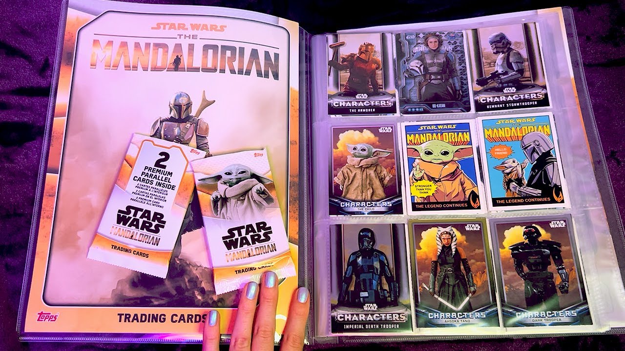 ASMR Mandalorian Cards Opening + Organising (Whispered)