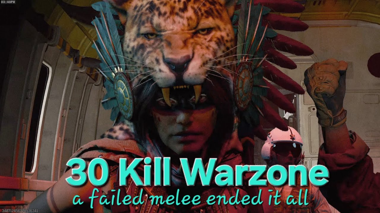 30 Kill Warzone: a failed melee ended it all! 😭