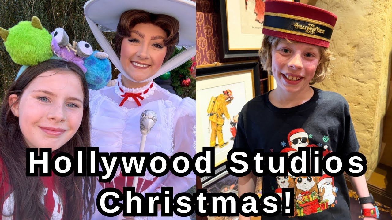 Our Christmas at Hollywood Studios 🎄 Rare Characters, Final Rides & Family Favorites!