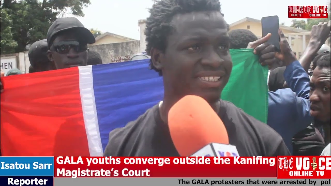 GALA youths at Kanifing Magistrate’s Court