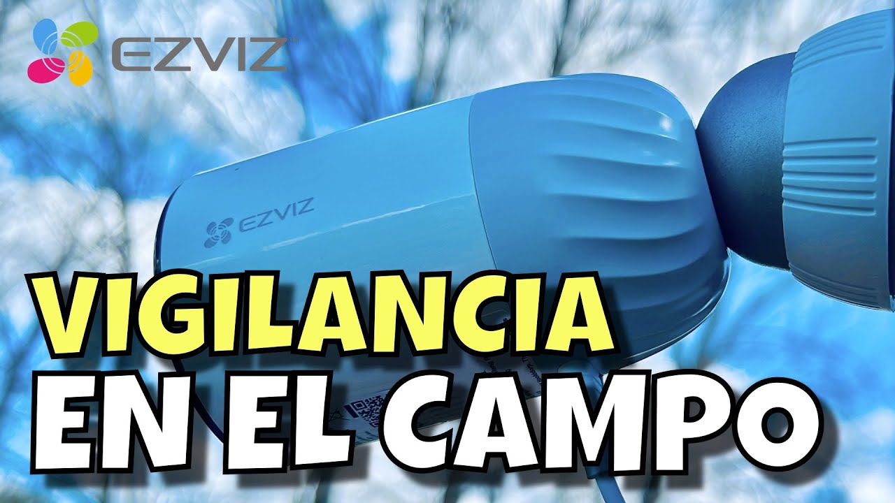 Cómo VIGILAR en el CAMPO usando CONEXIÓN 4G y la cámaras inalámbricas EZVIZ BC1 junto al PANEL SOLAR