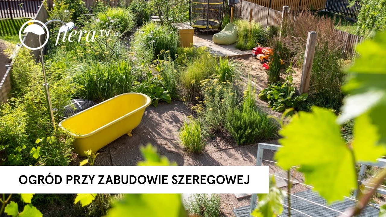 Ogród przy zabudowie szeregowej | Inspirujący ogród | Flera TV