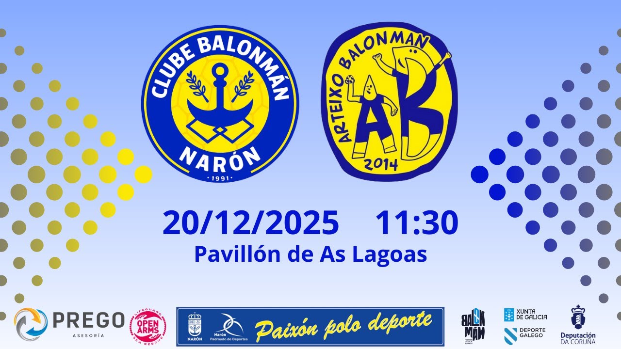 ASESORÍA PREGO BALONMÁN NARÓN - TELEPIZZA ARTEIXO  [X.1 2ª FASE LIGA PRATA CADETE MASCULINA]