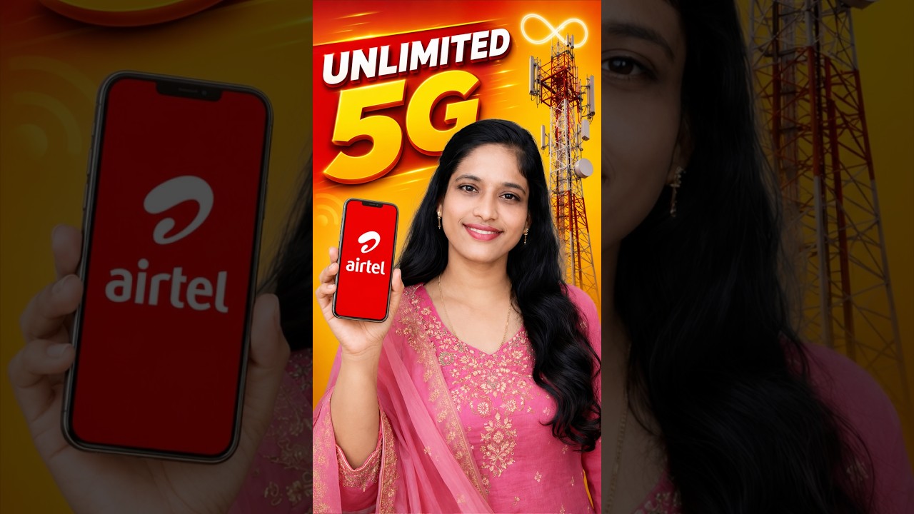 Airtel Good News! Unlimited 5G is Back 🔥 #shorts #airtel #jio #unlimited #viral  #trending