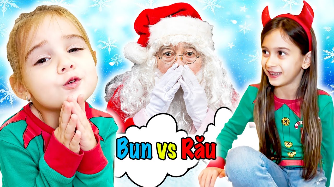🙏🏻 FATA BUNĂ VS REA 👿 Cine SALVEAZĂ pe MOȘ CRĂCIUN 🎅🏻
