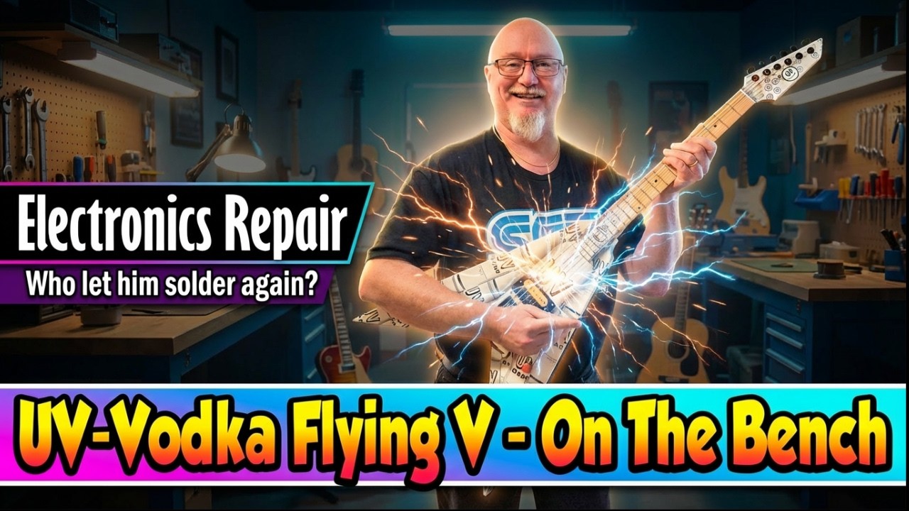 UV-Vodka Flying V - On The Bench:Part 1 - Electronics