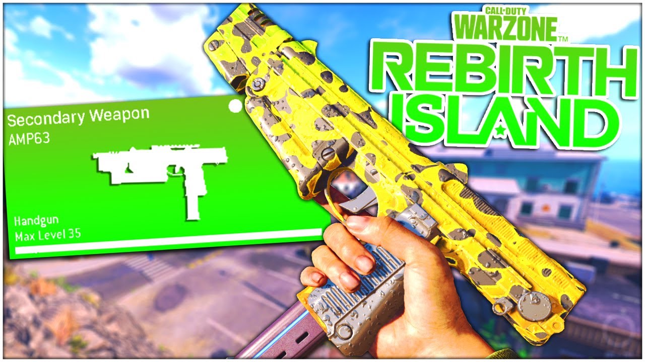 The AMP 63 on Rebirth Island! - This is the BEST PISTOL!? *Best AMP Setup* (Vanguard Warzone)