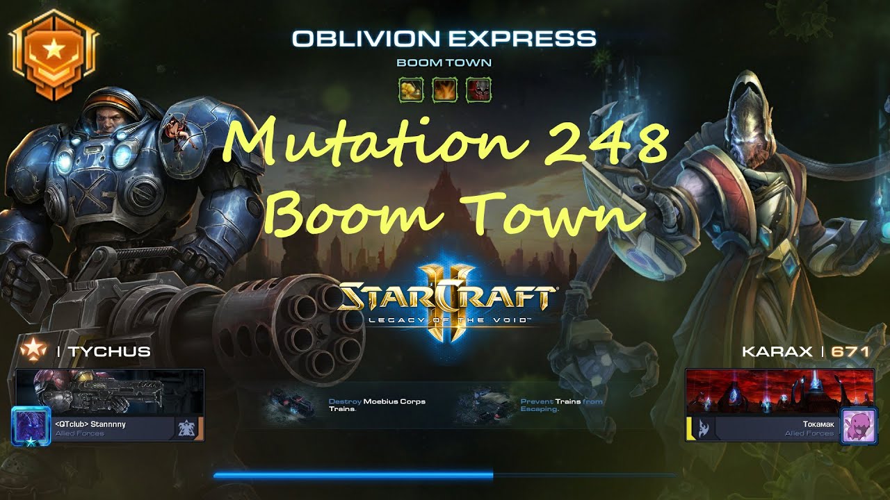 StarCraft 2 Co-Op Mutation 248 - Boom Town Tychus Brutal with Bonus