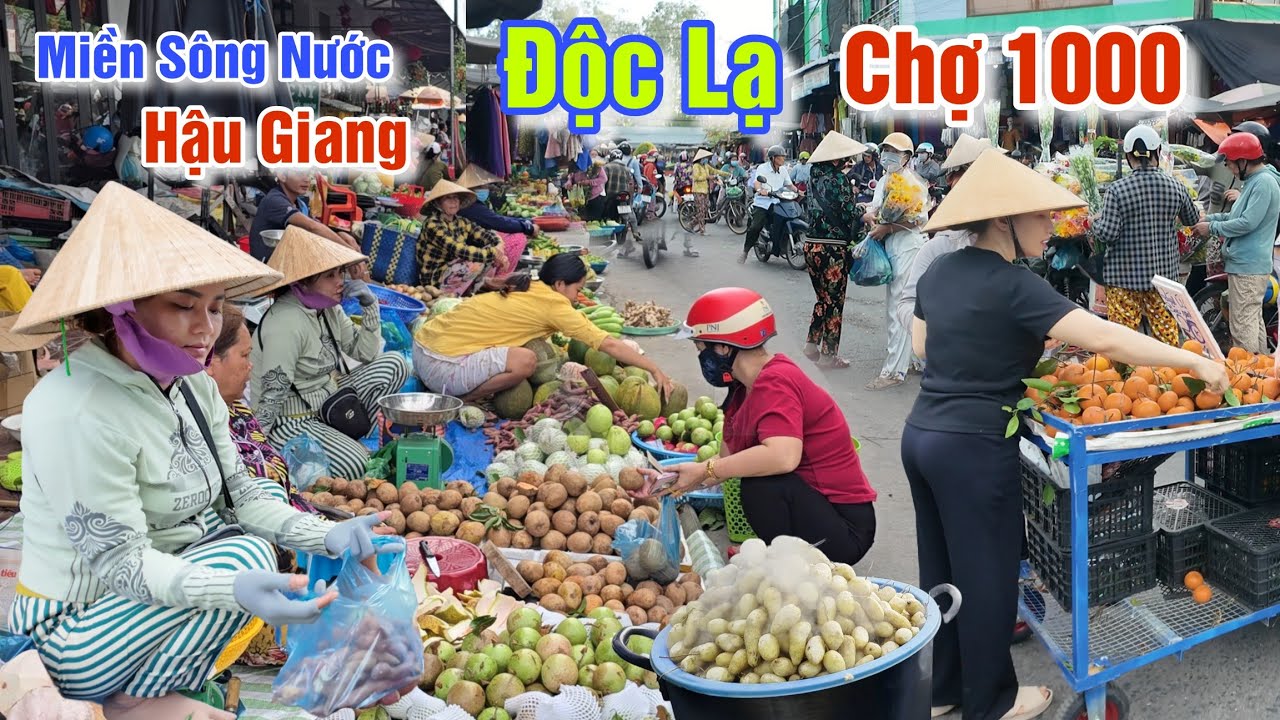ĐỘC LẠ CHỢ 1000 MIỀN SÔNG NƯỚC HẬU GIANG - CUỘC SỐNG DỌC THEO BỜ KÊNH XÁNG XÀ NO TRĂM HÀNG NĂM TUỔI