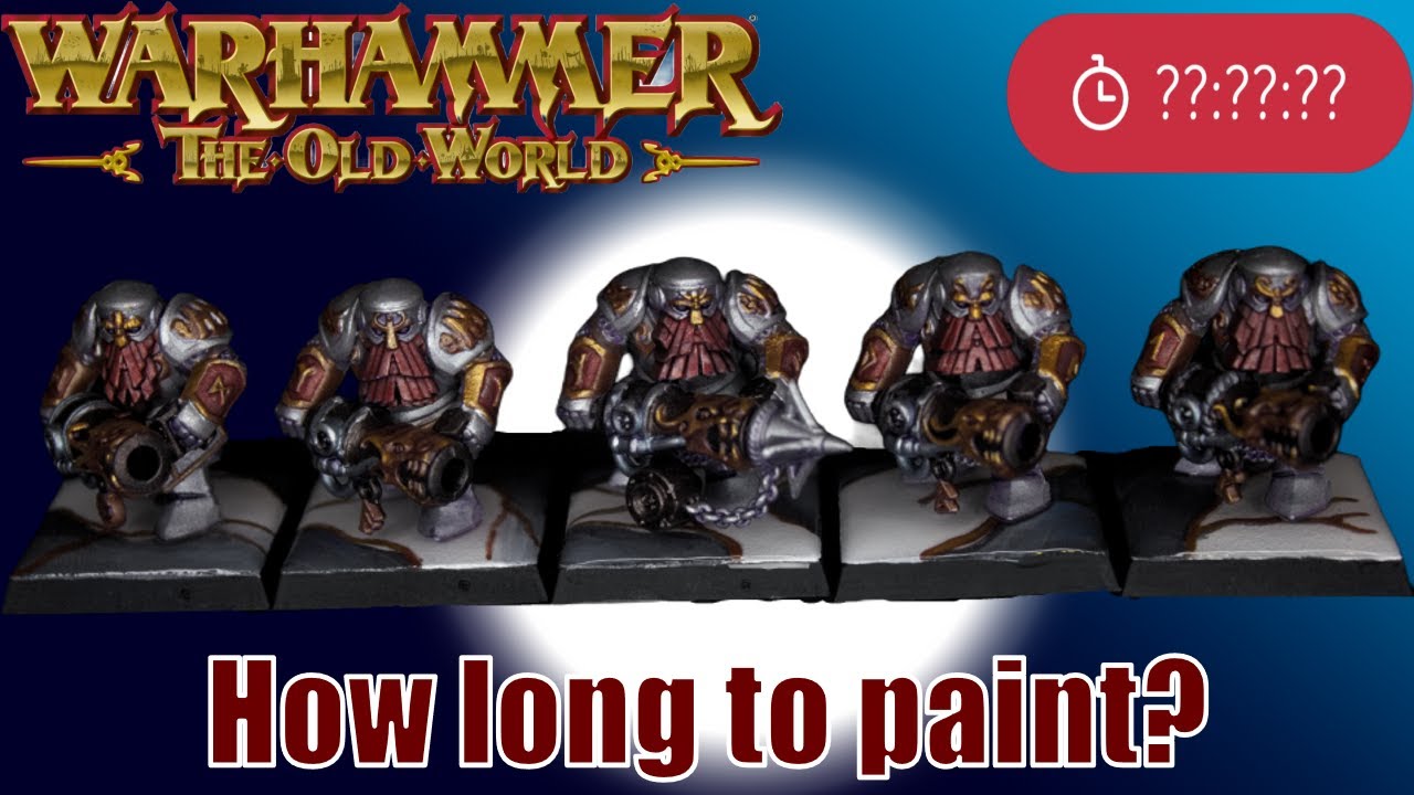 Batch painting Dwarf Irondrakes for my Warhammer The Old World army.
