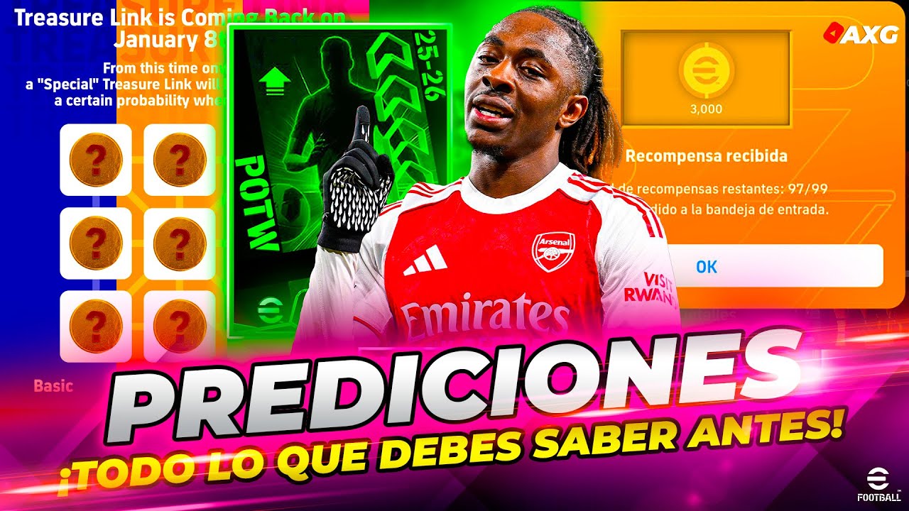 eFootball ¿Qué Trae el Mantenimiento esta Semana? 🚨 POTW ✅ Ticket Oro 🤑 Treasure Link ✅ Predicciones