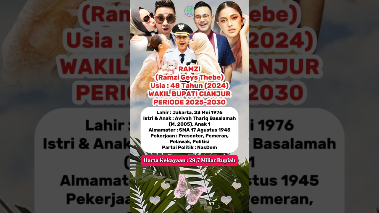 Ramzi : Biodata Lengkap #ramzi #wakilbupati #celebrity #artist #beritaterkini