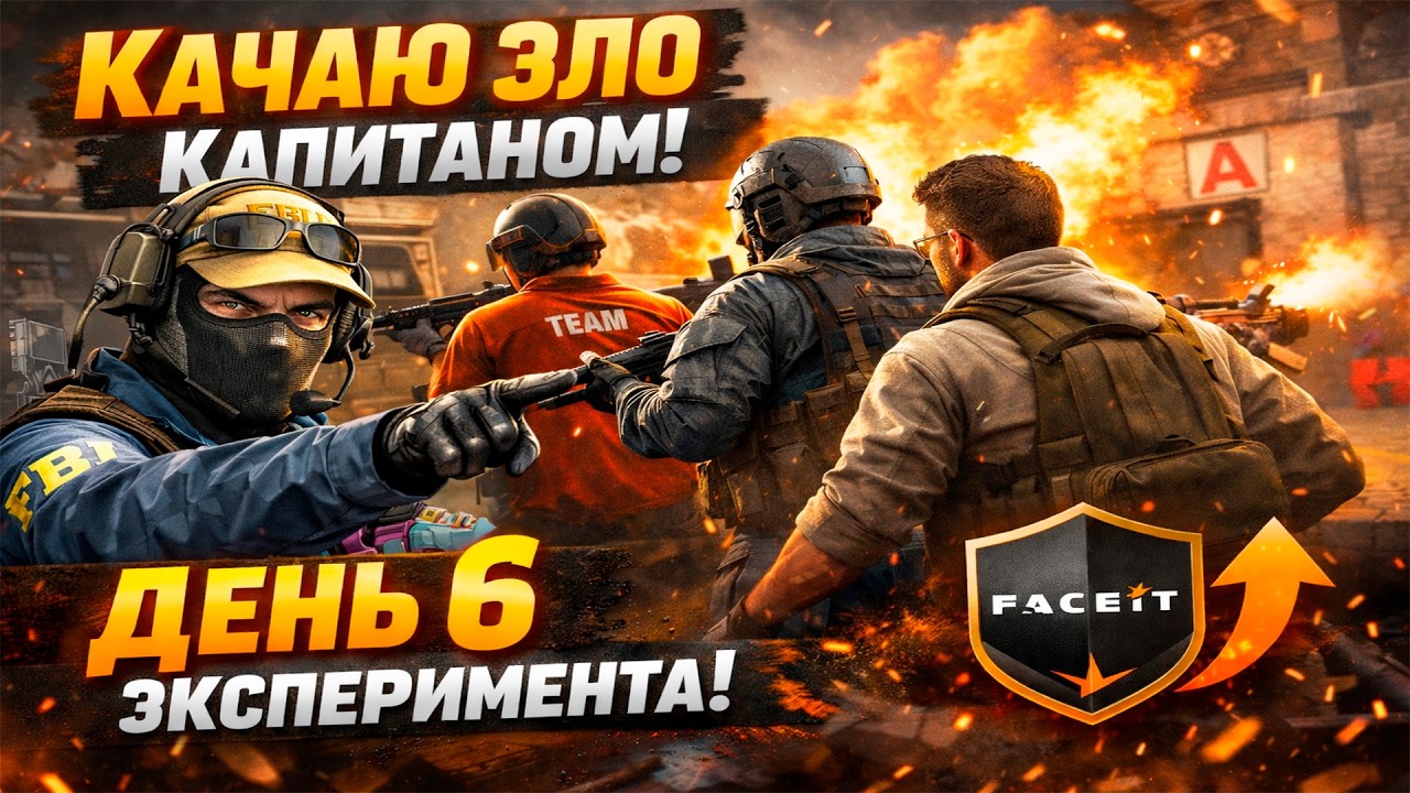 МОЖНО ЛИ ПОДНЯТЬ ЭЛО НА FACEIT КАПИТАНСТВОМ? | ДЕНЬ 6 | CS2