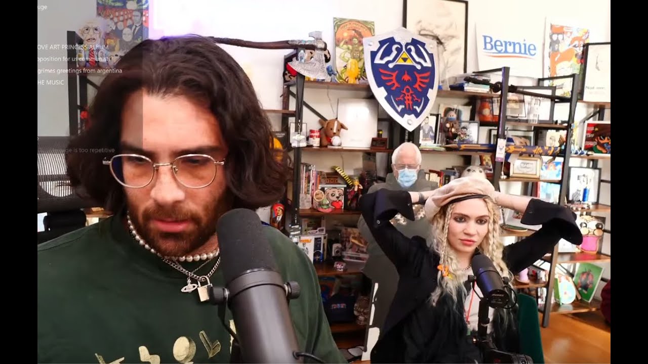 Grimes Joins Hasan (Full Segment) VOD (w/ Nadya from P*$$YRIOT) (Hasanabi Broadcast)